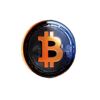 Floating card with crypto market analytics data visualization